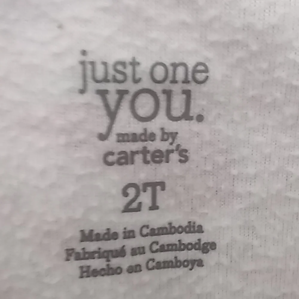 Just one you pajama top 2t